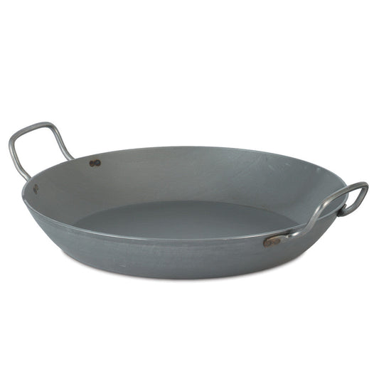 Heavy Duty French Steel Paella Pan 14 inch